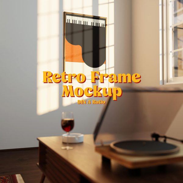 vertical frame mockup