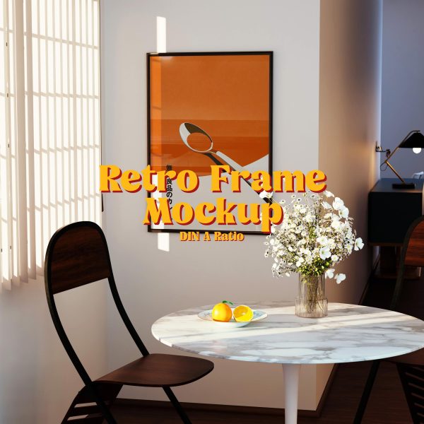 vertical frame mockup