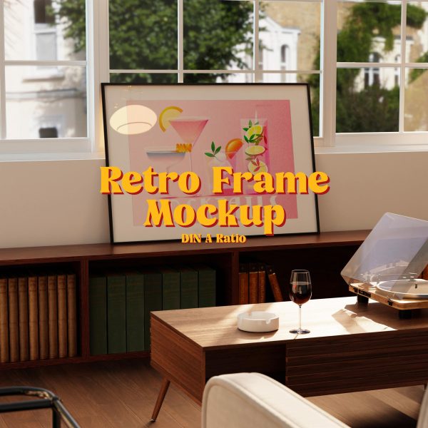 horizontal frame mockup