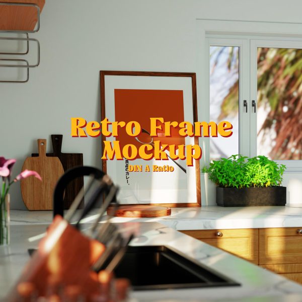 vertical frame mockup