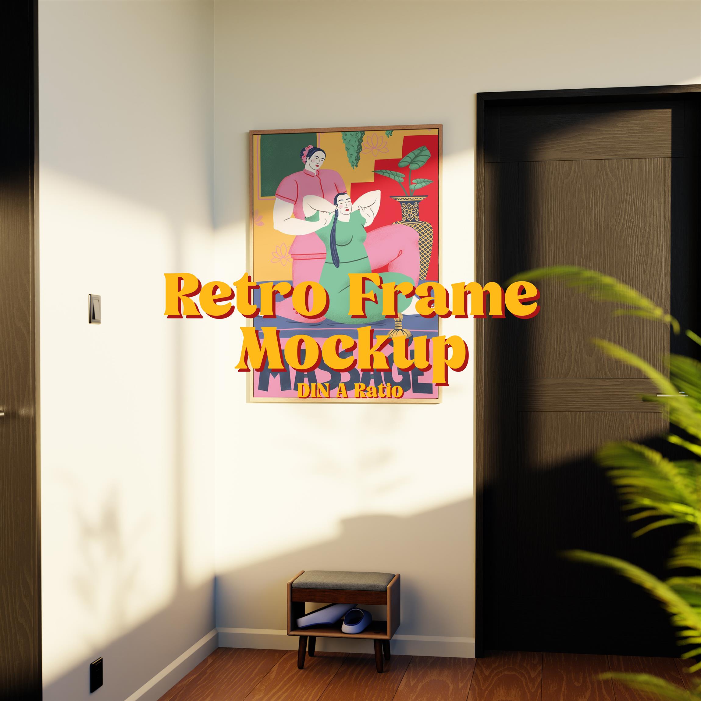 vertical frame mockup