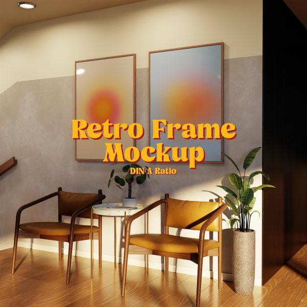 vertical frame mockup