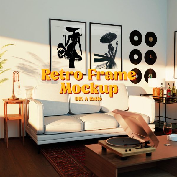 2 vertical frame mockup