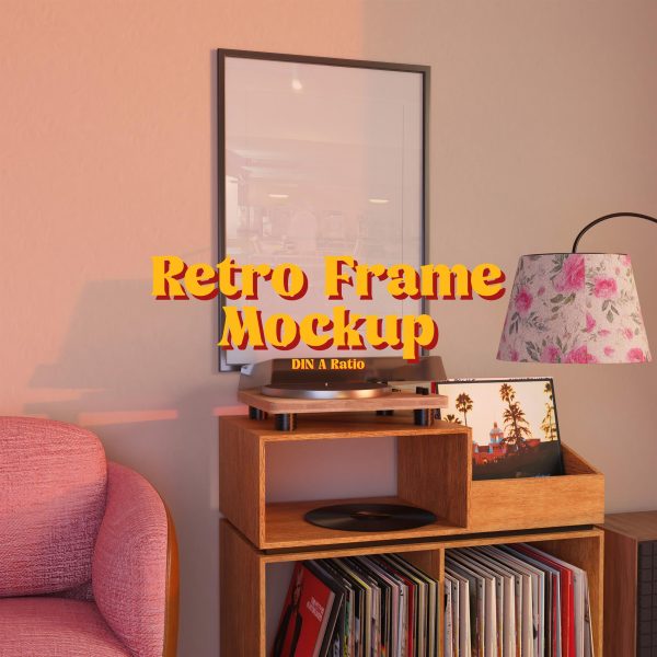 vertical frame mockup