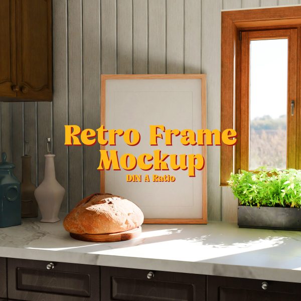 vertical frame mockup