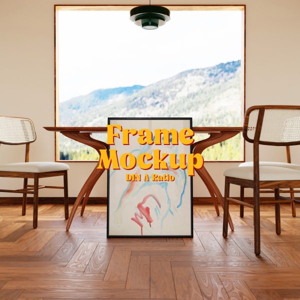 vertical frame mockup