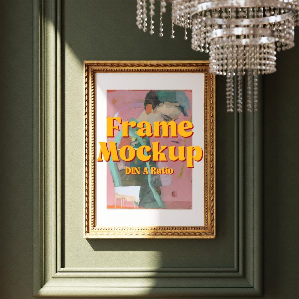 vertical frame mockup