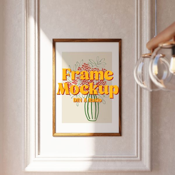 vertical frame mockup