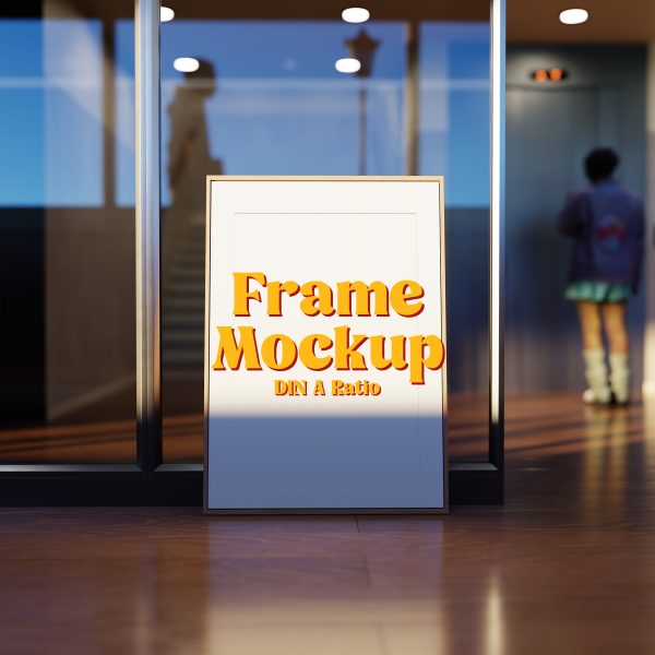 vertical frame mockup